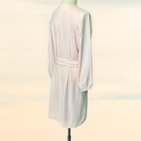 J. Crew ‘Wrap Dress in 365 Crepe’ in Baby Pink Size 4 - Picture 10 of 16